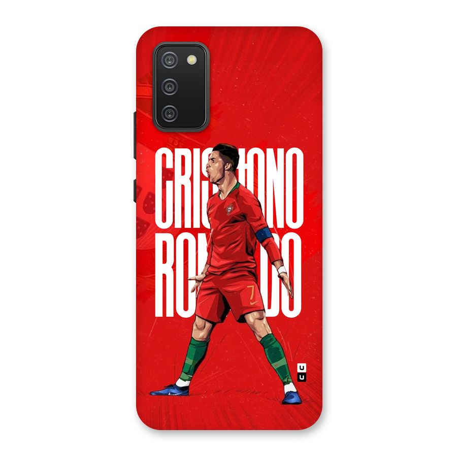 Soccer Star Roar Back Case for Galaxy F02s