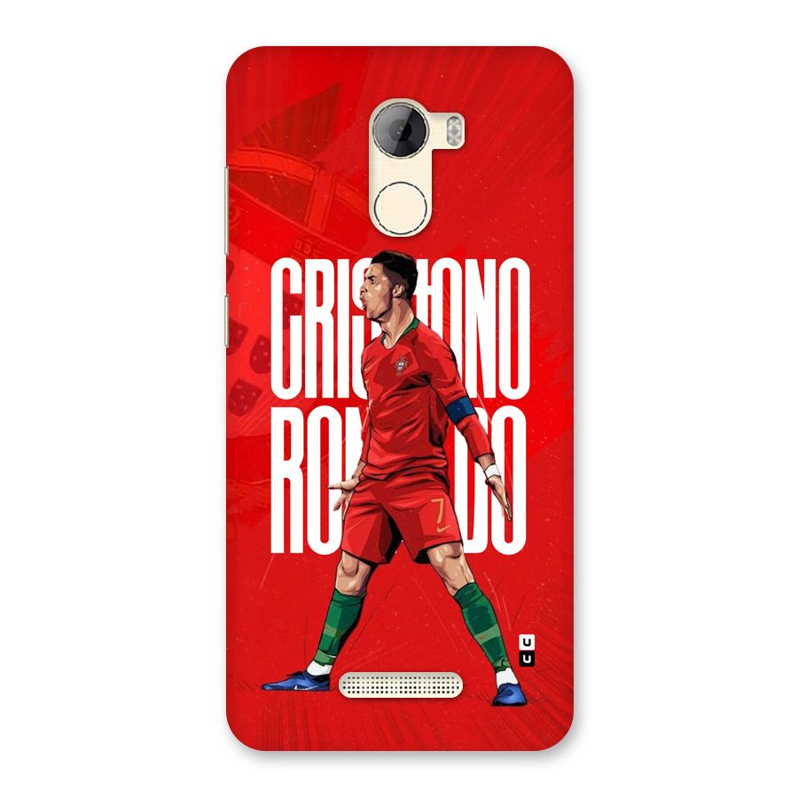 Soccer Star Roar Back Case for Gionee A1 LIte