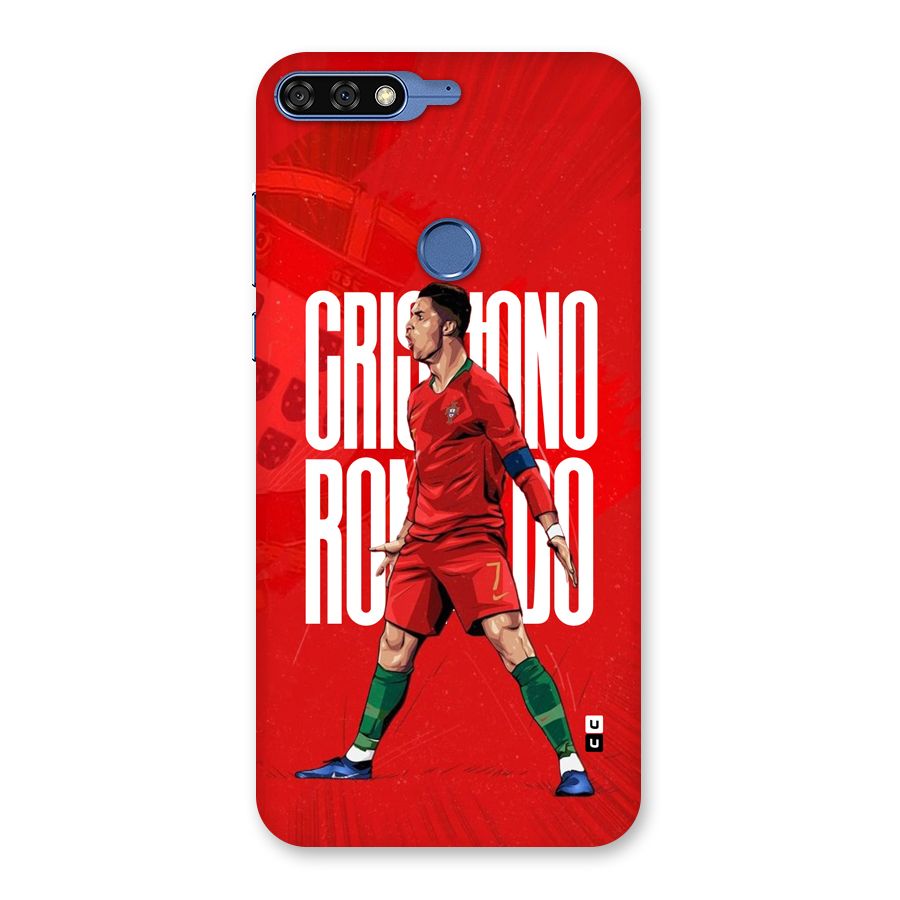 Soccer Star Roar Back Case for Honor 7C