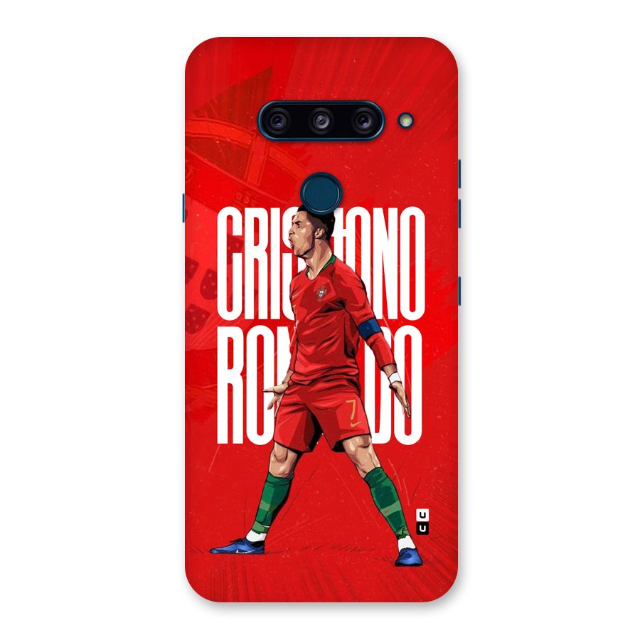 Soccer Star Roar Back Case for LG  V40 ThinQ
