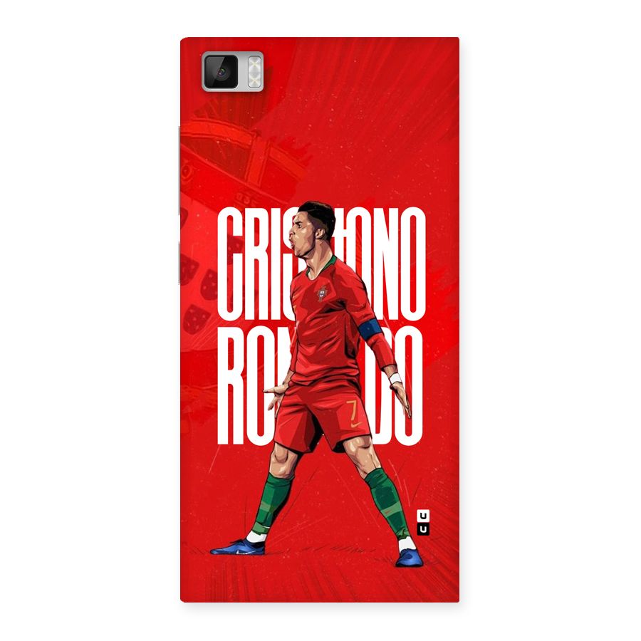 Soccer Star Roar Back Case for Mi3