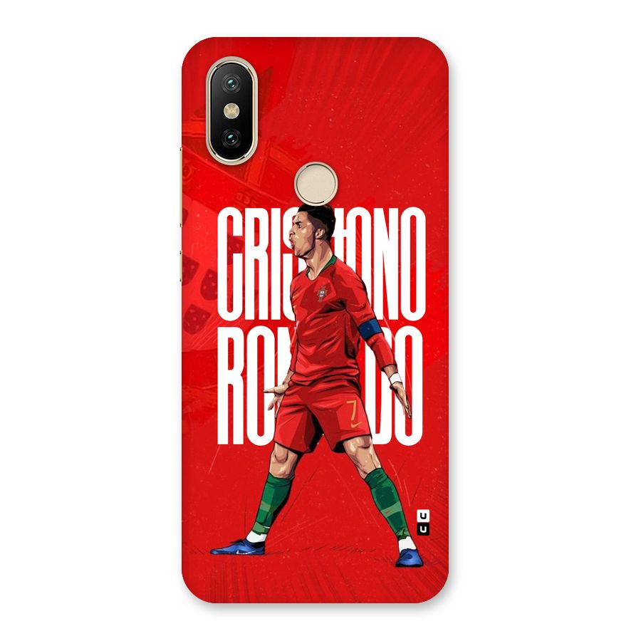 Soccer Star Roar Back Case for Mi A2