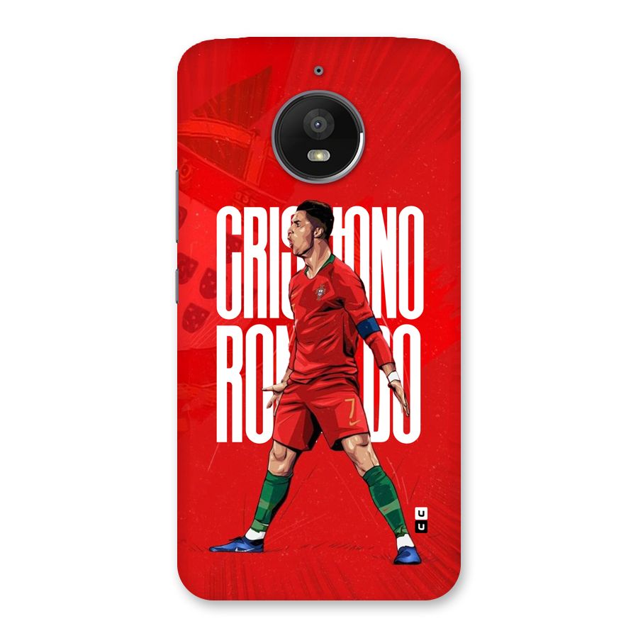 Soccer Star Roar Back Case for Moto E4 Plus
