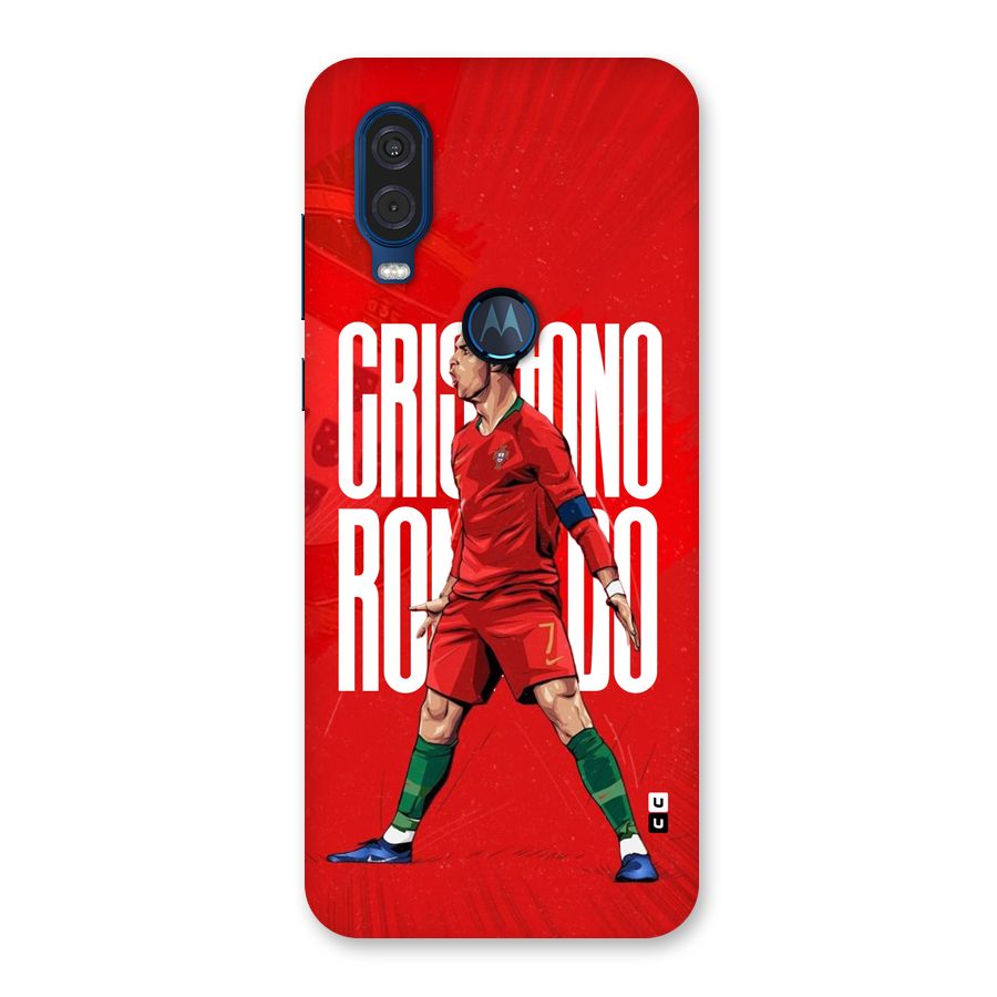 Soccer Star Roar Back Case for Motorola One Vision