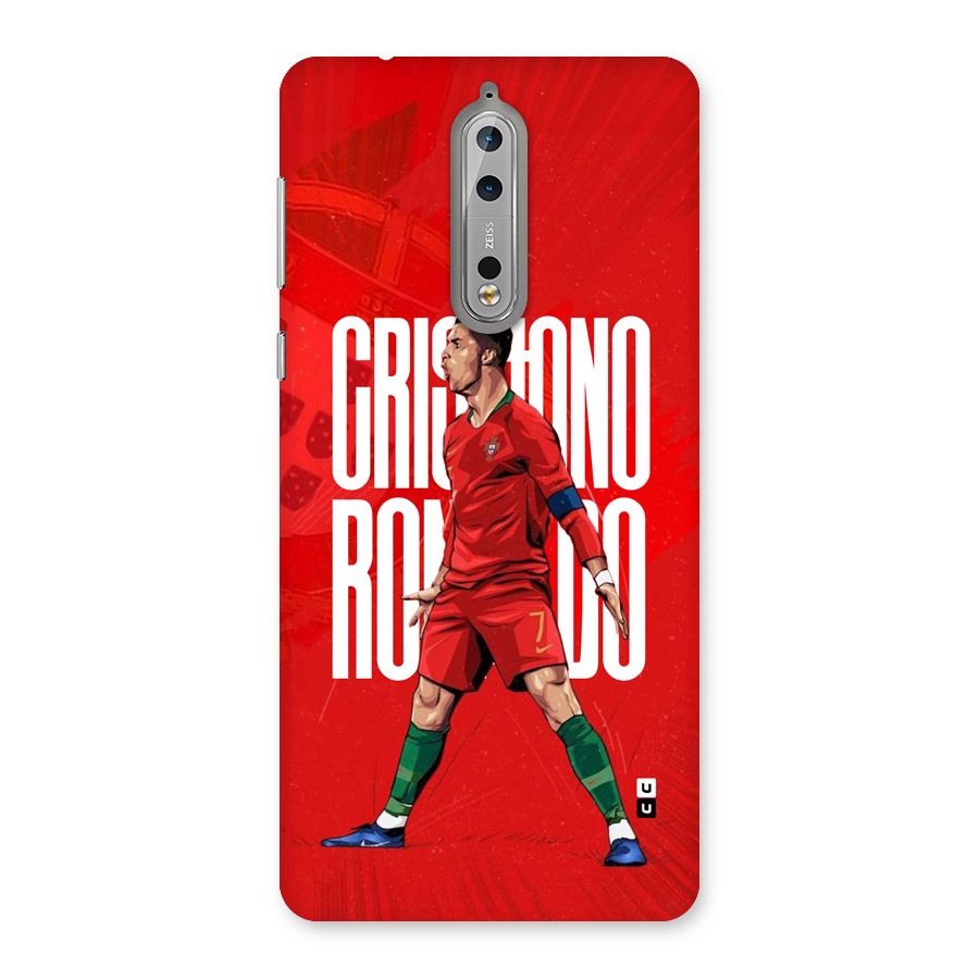 Soccer Star Roar Back Case for Nokia 8