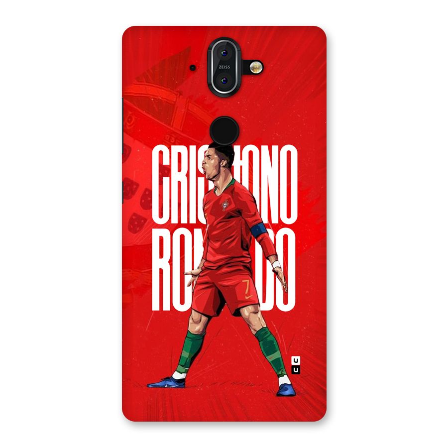 Soccer Star Roar Back Case for Nokia 8 Sirocco