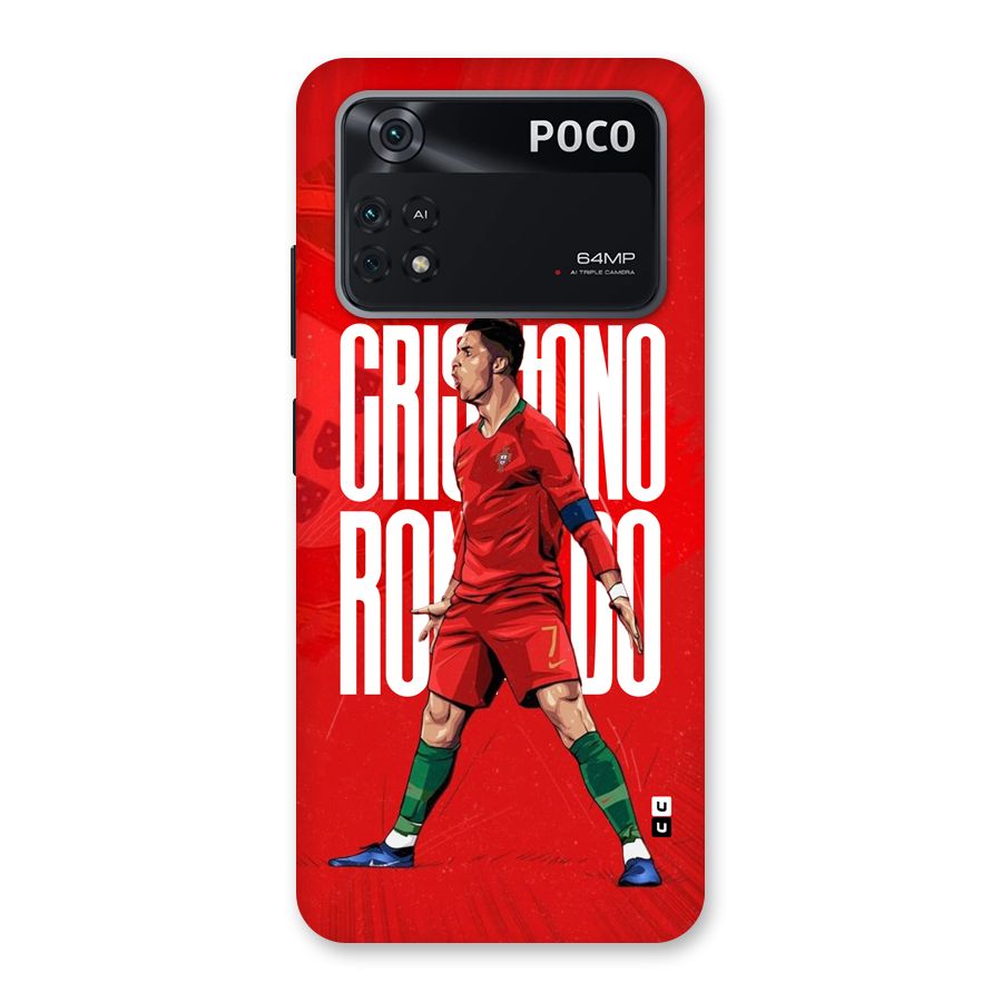 Soccer Star Roar Back Case for Poco M4 Pro 4G