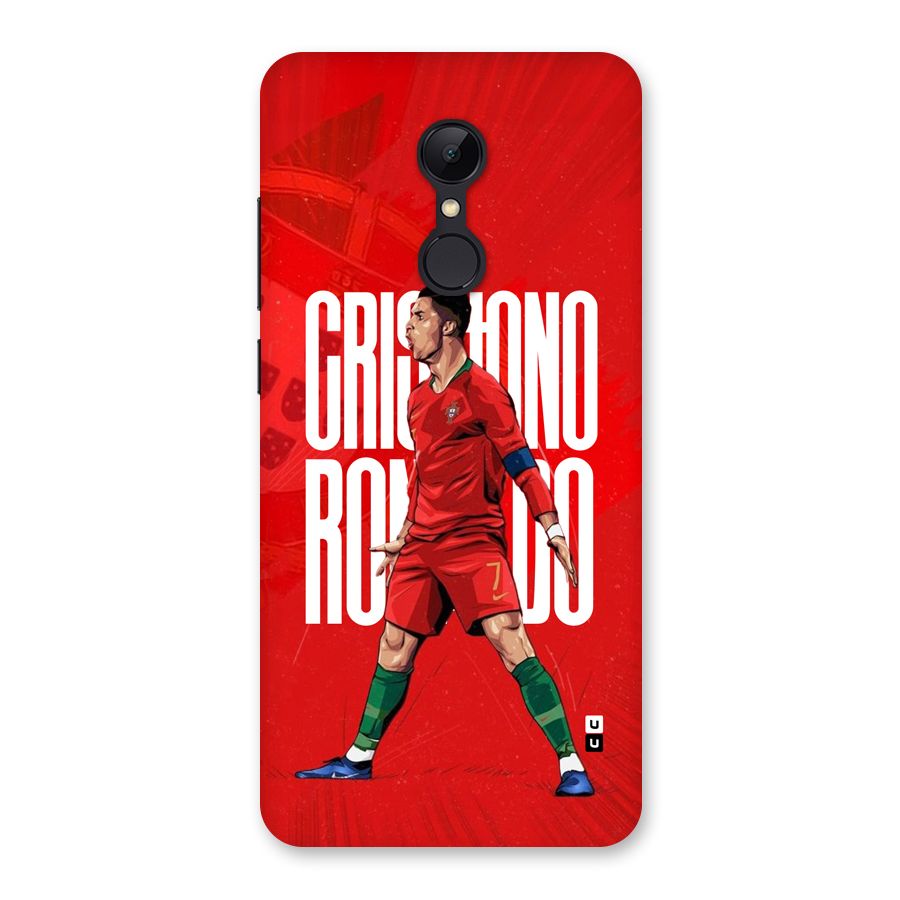 Soccer Star Roar Back Case for Redmi 5