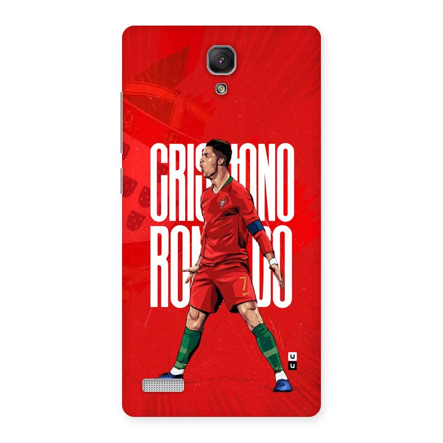 Soccer Star Roar Back Case for Redmi Note