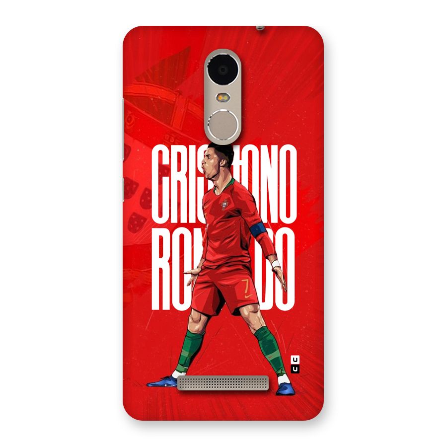 Soccer Star Roar Back Case for Redmi Note 3