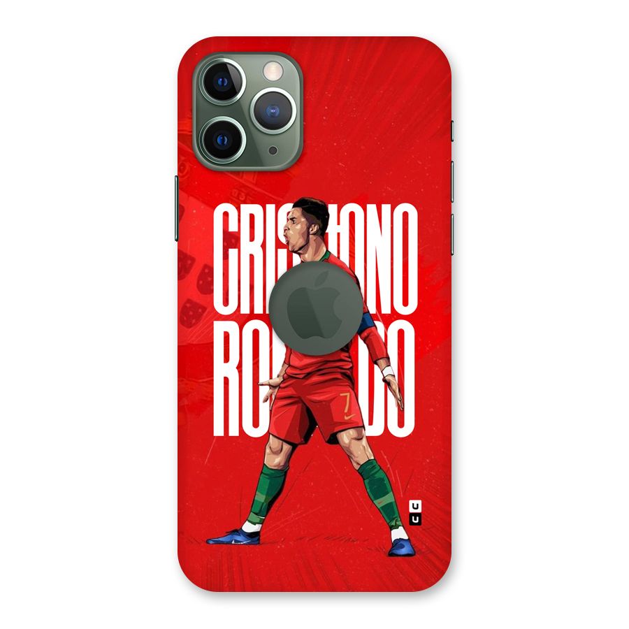 Soccer Star Roar Back Case for iPhone 11 Pro Logo Cut