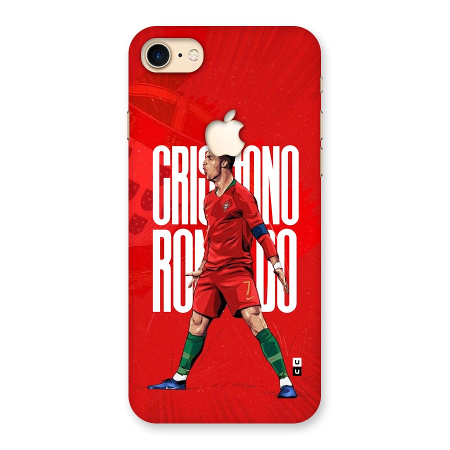 Soccer Star Roar Back Case for iPhone 7 Apple Cut
