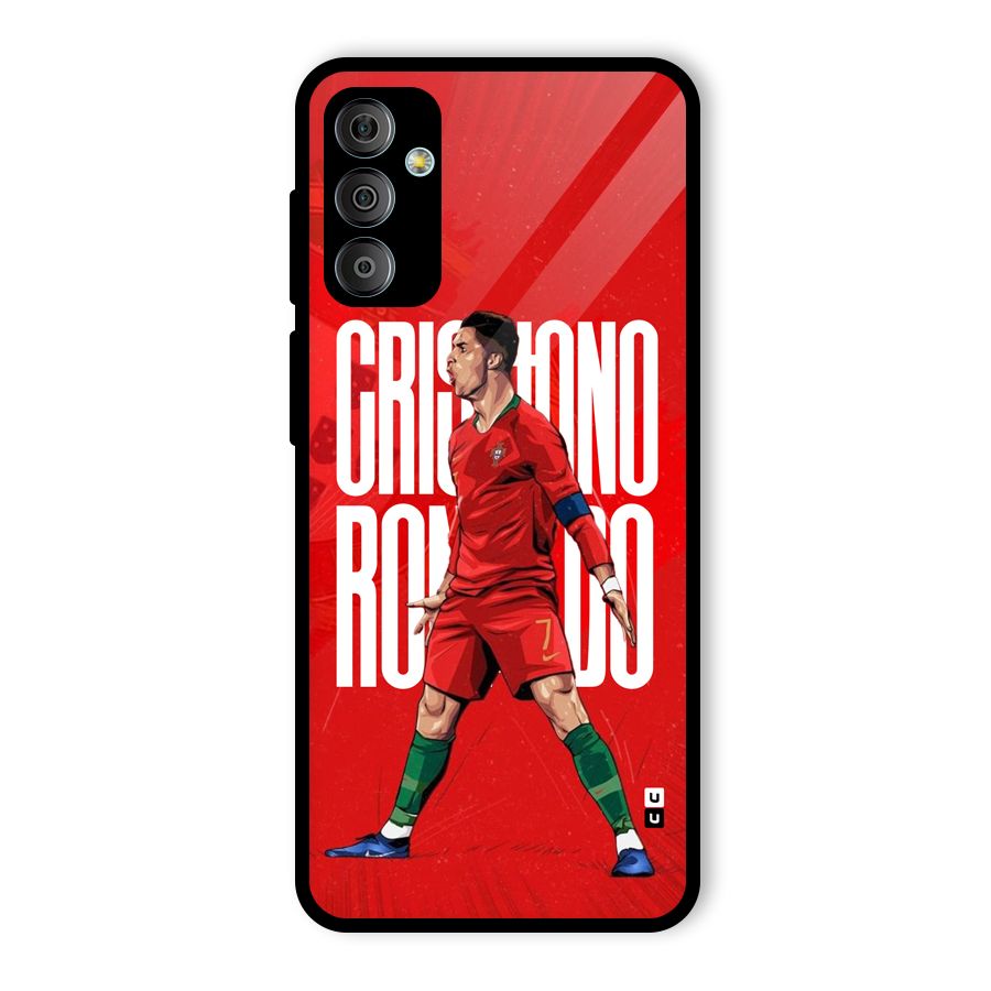Soccer Star Roar Glass Back Case for Galaxy F23