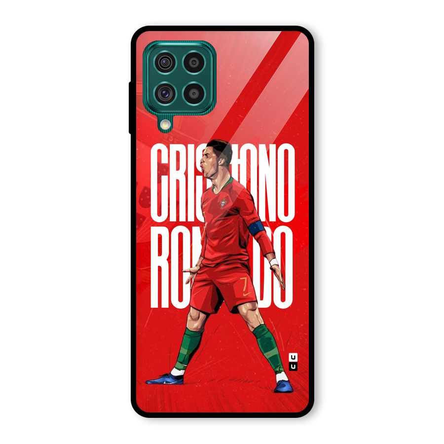 Soccer Star Roar Glass Back Case for Galaxy F62