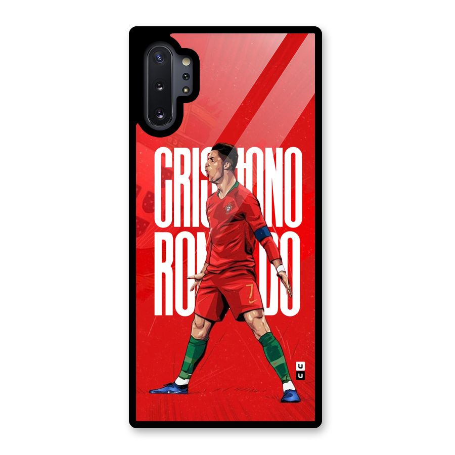 Soccer Star Roar Glass Back Case for Galaxy Note 10 Plus