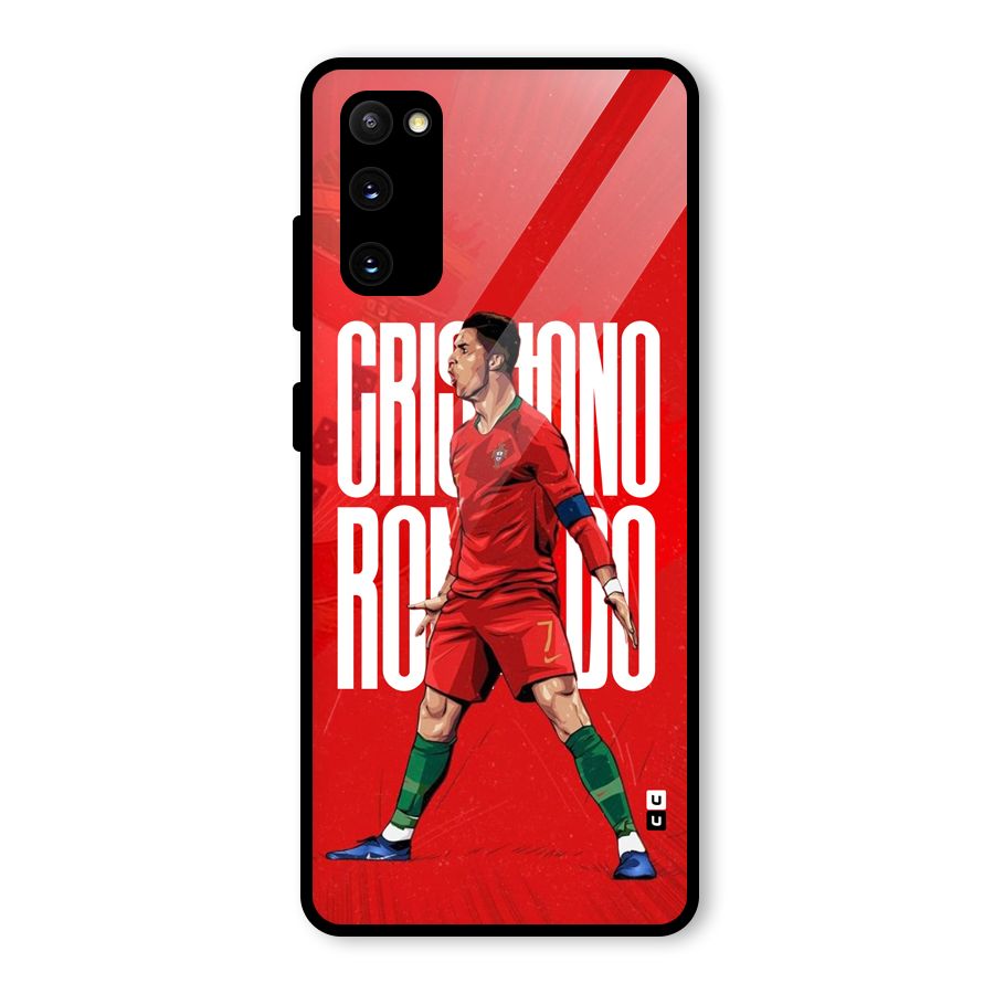 Soccer Star Roar Glass Back Case for Galaxy S20 FE