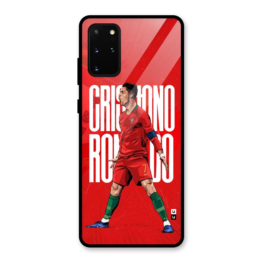 Soccer Star Roar Glass Back Case for Galaxy S20 Plus