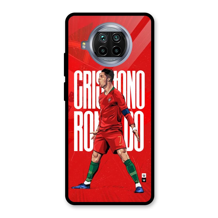 Soccer Star Roar Glass Back Case for Mi 10i