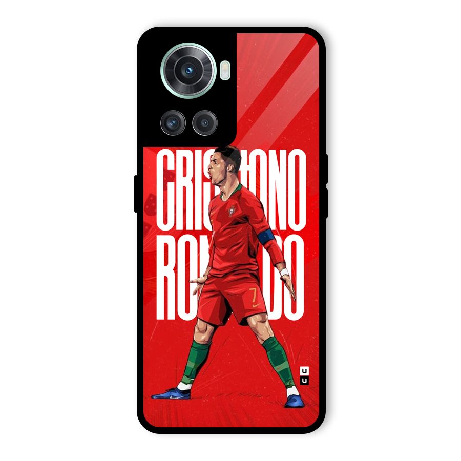 Soccer Star Roar Glass Back Case for OnePlus 10R