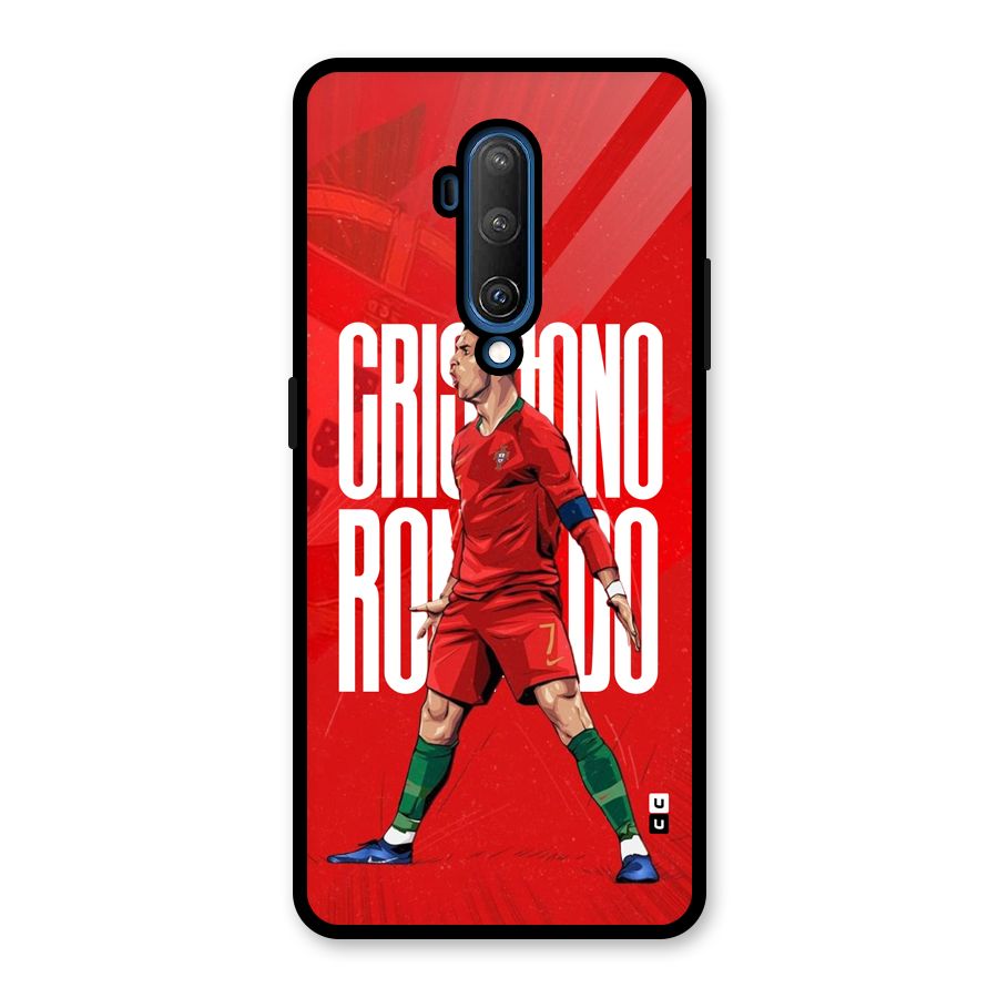 Soccer Star Roar Glass Back Case for OnePlus 7T Pro