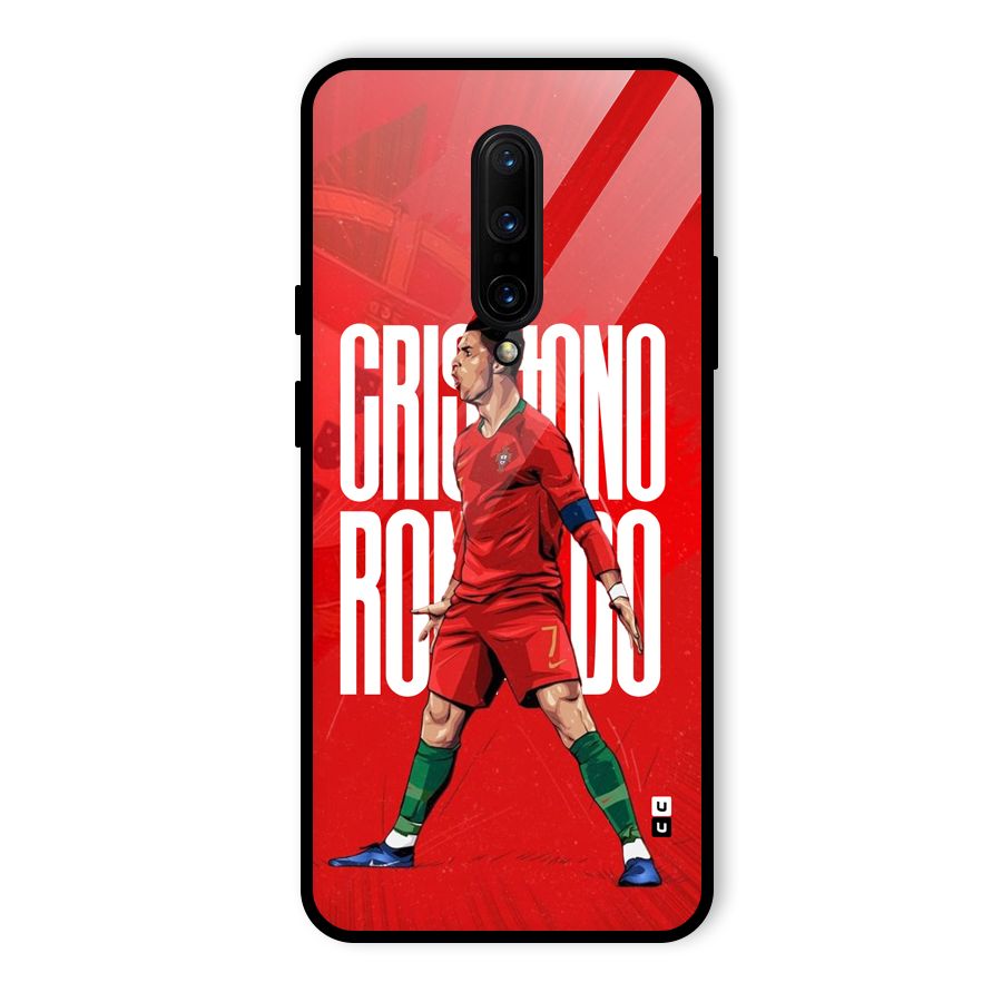 Soccer Star Roar Glass Back Case for OnePlus 7 Pro