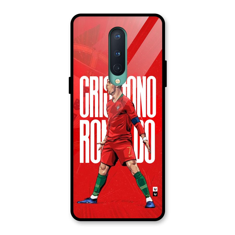 Soccer Star Roar Glass Back Case for OnePlus 8
