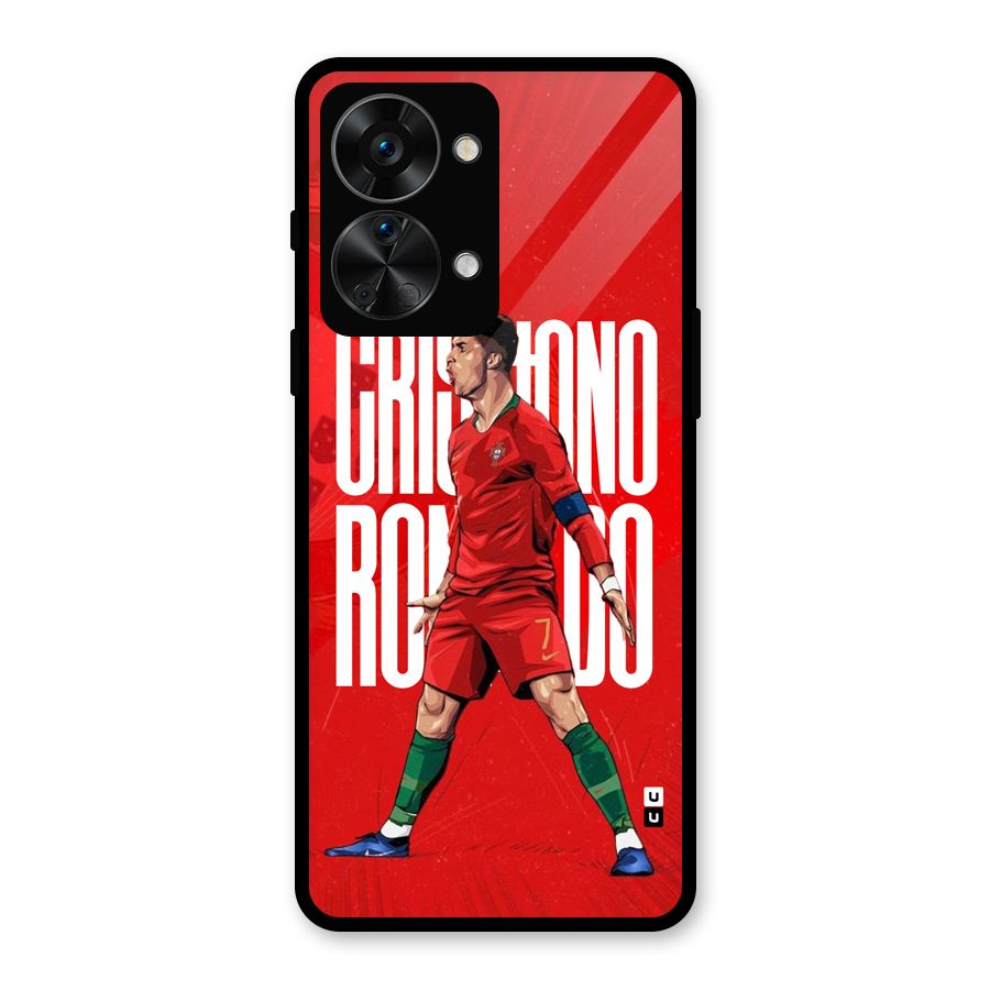 Soccer Star Roar Glass Back Case for OnePlus Nord 2T