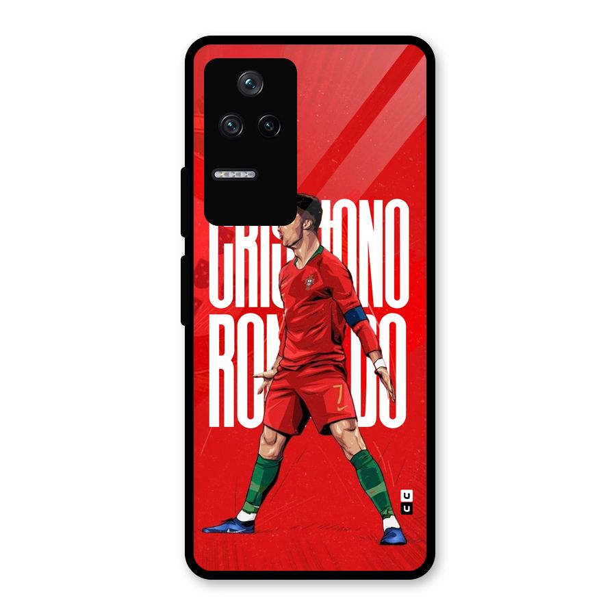 Soccer Star Roar Glass Back Case for Poco F4 5G