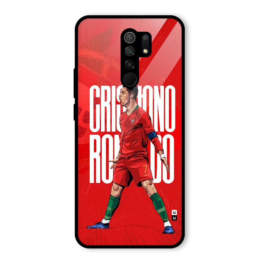 Soccer Star Roar Glass Back Case for Poco M2