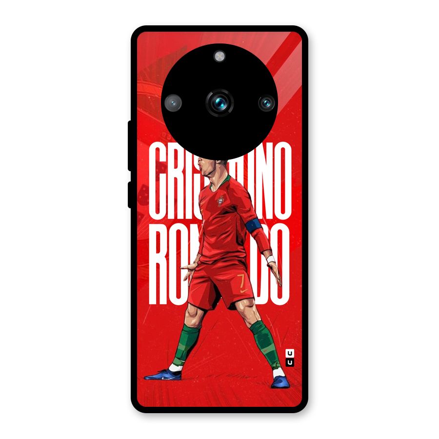 Soccer Star Roar Glass Back Case for Realme 11 Pro Plus