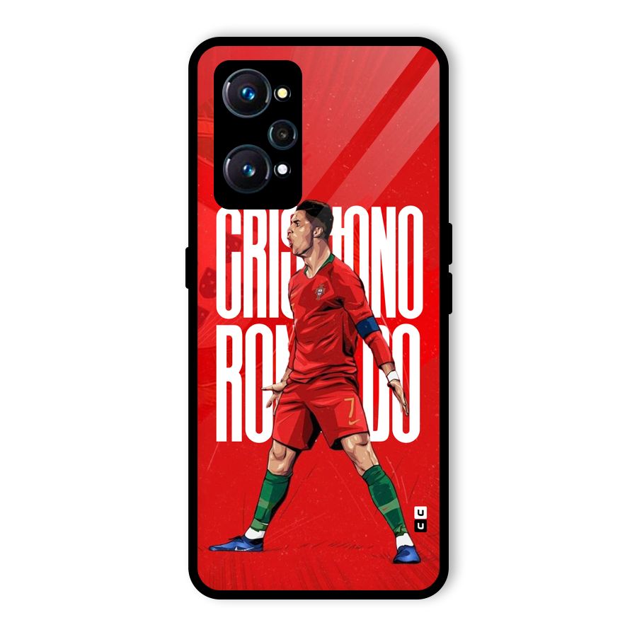 Soccer Star Roar Glass Back Case for Realme GT 2