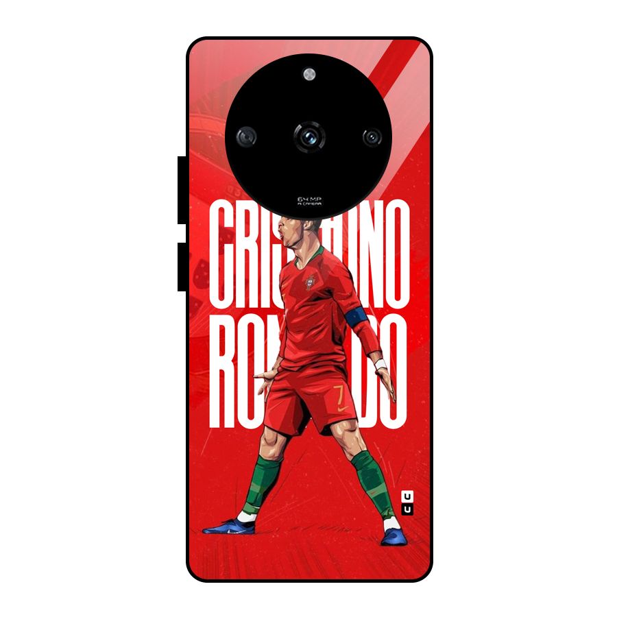 Soccer Star Roar Glass Back Case for Realme Narzo 60 5G