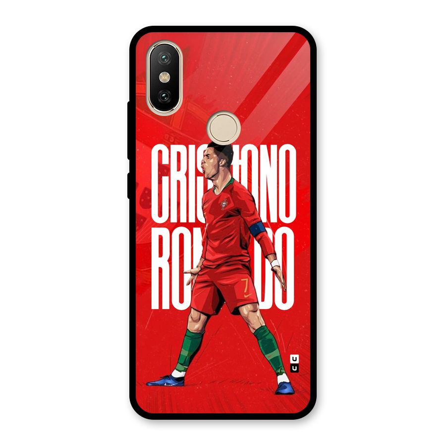 Soccer Star Roar Glass Back Case for Redmi A2