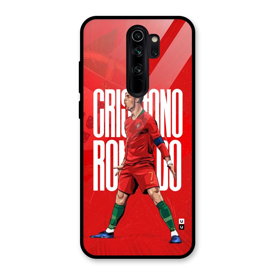 Soccer Star Roar Glass Back Case for Redmi Note 8 Pro