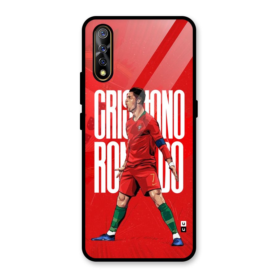 Soccer Star Roar Glass Back Case for Vivo S1