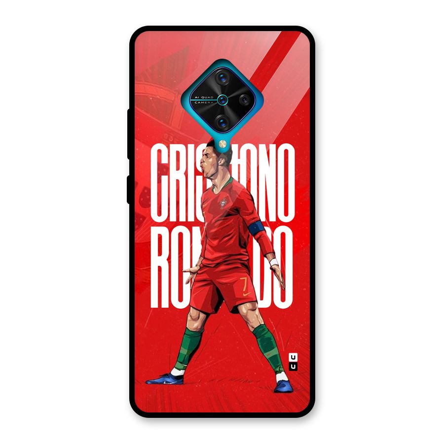 Soccer Star Roar Glass Back Case for Vivo S1 Pro