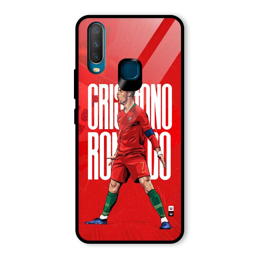 Soccer Star Roar Glass Back Case for Vivo U10