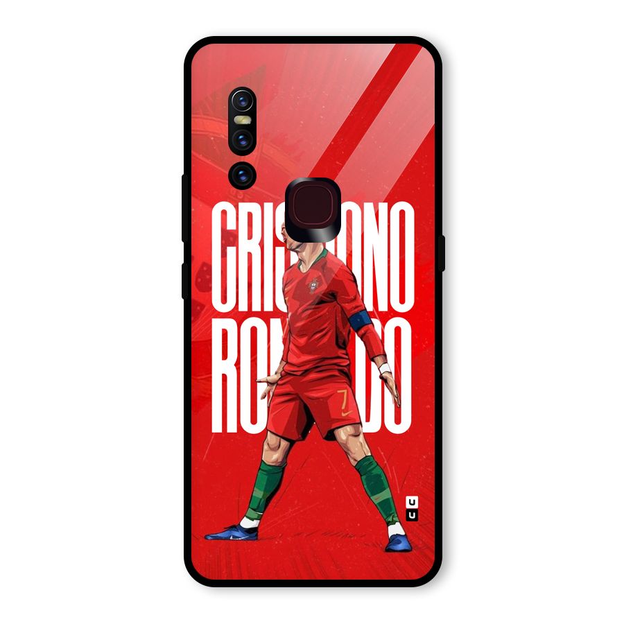 Soccer Star Roar Glass Back Case for Vivo V15