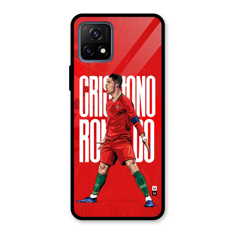 Soccer Star Roar Glass Back Case for Vivo Y72 5G