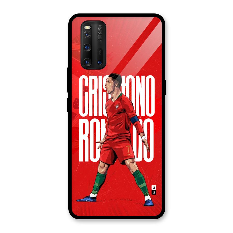 Soccer Star Roar Glass Back Case for Vivo iQOO 3