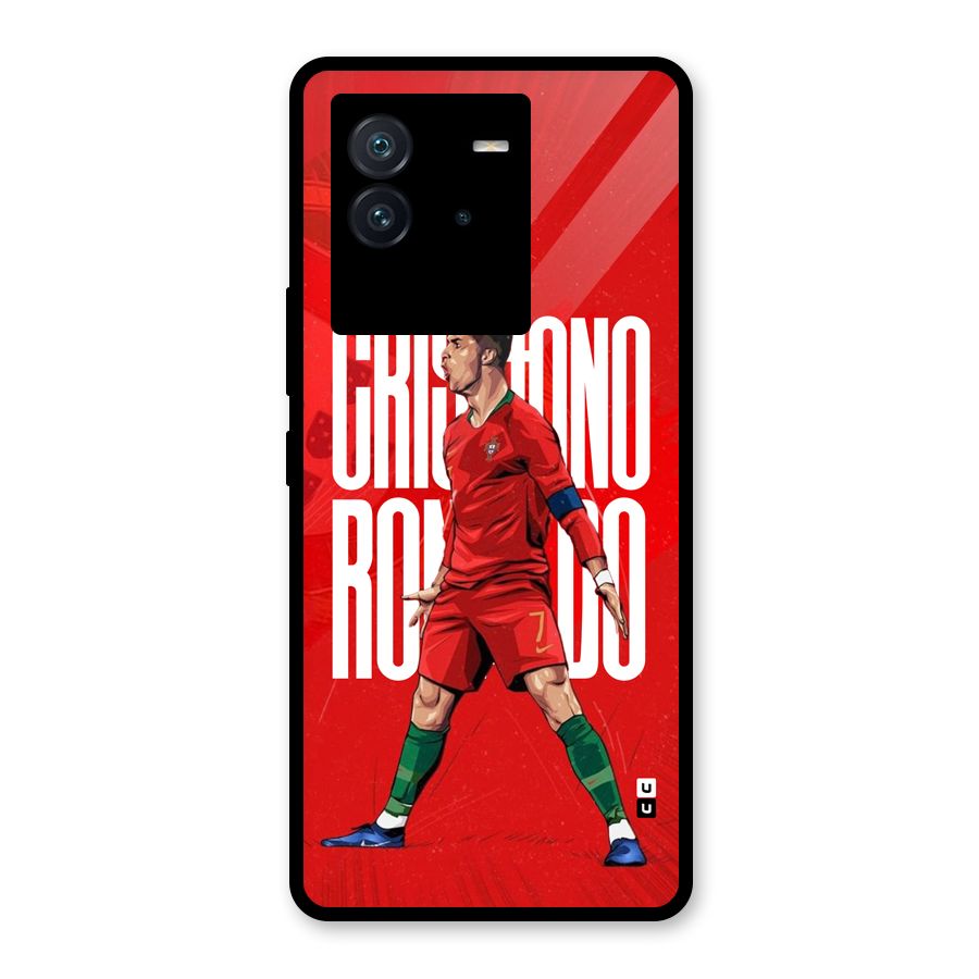 Soccer Star Roar Glass Back Case for Vivo iQOO Neo 6 5G