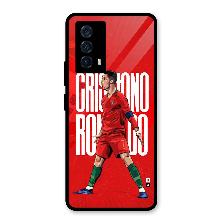 Soccer Star Roar Glass Back Case for Vivo iQOO Z5
