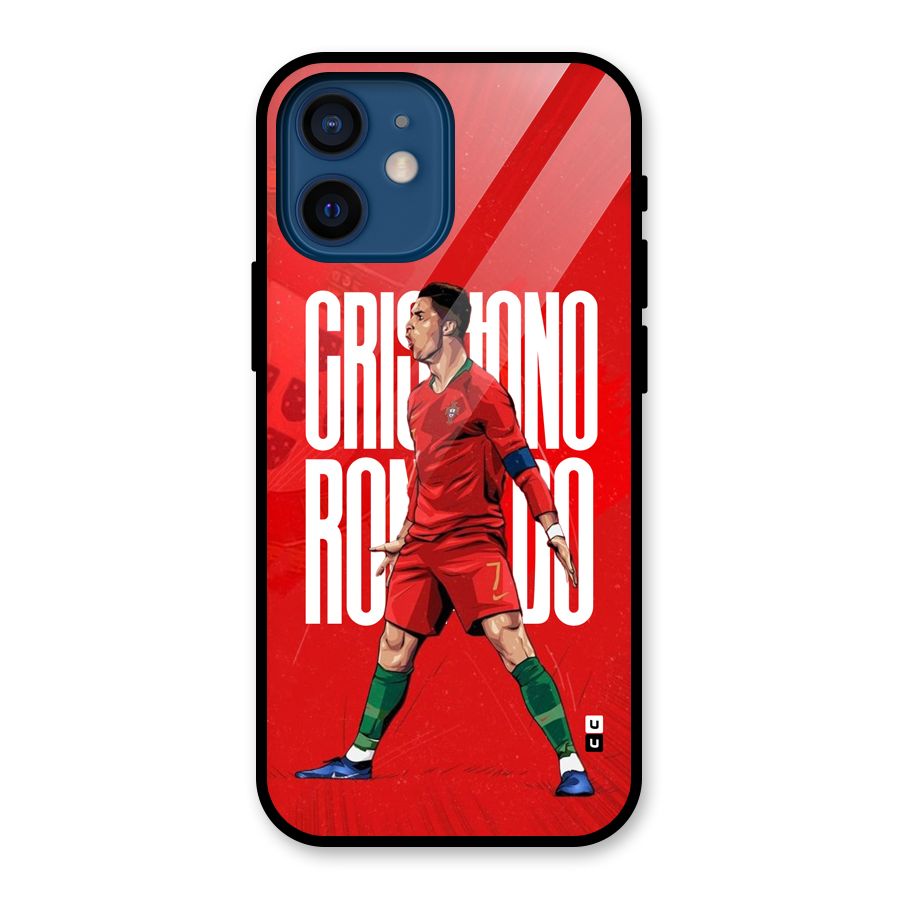 Soccer Star Roar Glass Back Case for iPhone 12 Mini