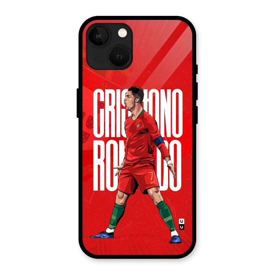 Soccer Star Roar Glass Back Case for iPhone 13