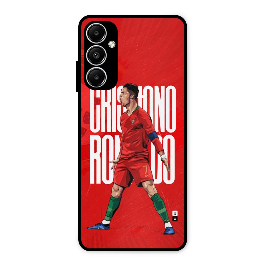 Soccer Star Roar Metal Back Case for Galaxy A05s