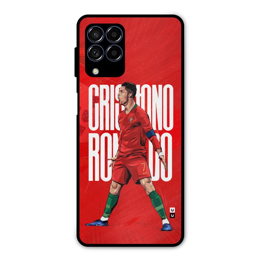 Soccer Star Roar Metal Back Case for Galaxy M53 5G