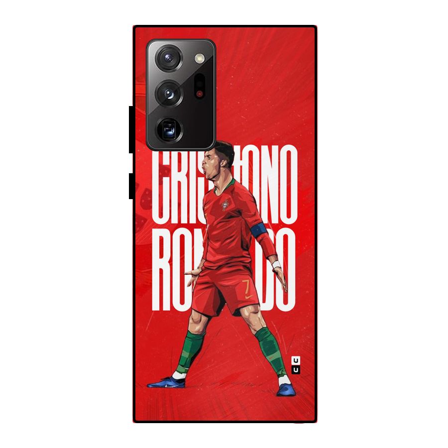 Soccer Star Roar Metal Back Case for Galaxy Note 20 Ultra