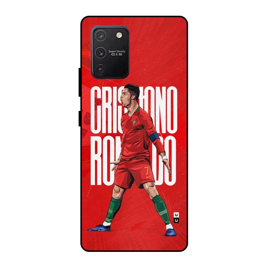 Soccer Star Roar Metal Back Case for Galaxy S10 Lite
