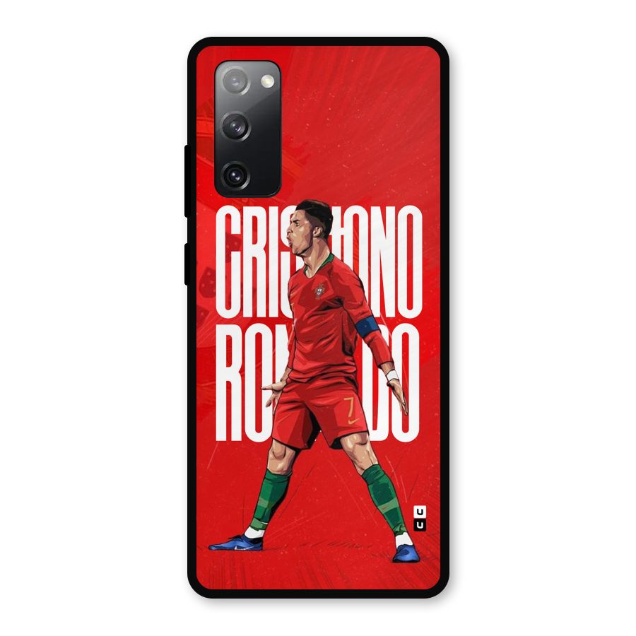 Soccer Star Roar Metal Back Case for Galaxy S20 FE 5G