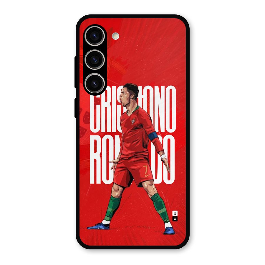 Soccer Star Roar Metal Back Case for Galaxy S23 Plus